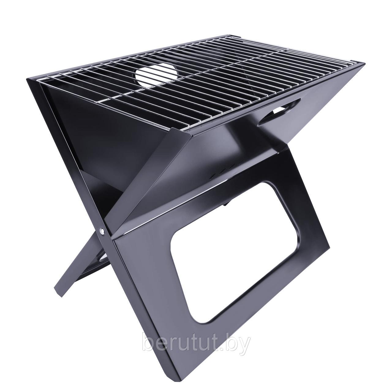 Мангал гриль складной Portable Foldable BBQ 48 х 27.5 см - фото 5 - id-p226505587