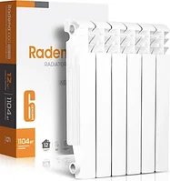 Алюминиевый радиатор RADENA R 1000 500/100 по 10 секций кнр