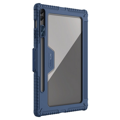 Защитный чехол Nillkin Bumper Leather Case Pro Multi-angle Синий для Samsung Galaxy Tab S9 FE Plus - фото 2 - id-p226505735