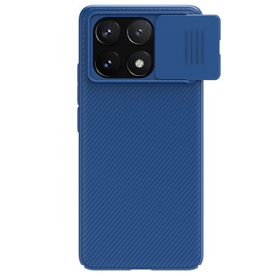 Чехол-накладка Nillkin CamShield Синяя для Xiaomi Poco X6 Pro 5G - фото 1 - id-p226505737