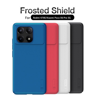 Пластиковый чехол Nillkin Super Frosted Shield Черный для Xiaomi Poco X6 Pro 5G - фото 6 - id-p226505750