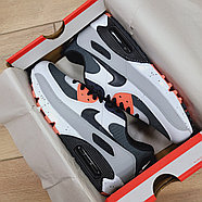 Кроссовки Nike Air Max 90 Leather GS White Turf Orange Speckled, фото 6