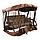 Антимоскитная сетка АМС эконом 220*145*175 черно-коричневый, фото 2