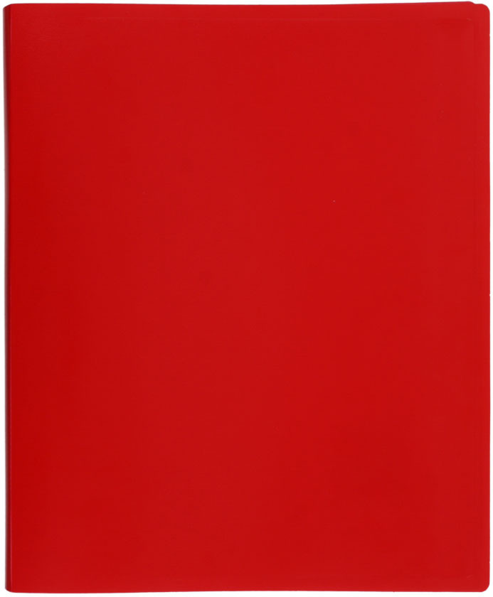 Папка пластиковая на 2-х кольцах Buro толщина пластика 0,4 мм, красная - фото 3 - id-p226514701
