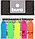 Закладки-разделители пластиковые с липким краем Buro 12*45 мм, 20 л.*5 цветов, «Стрелки», фото 2