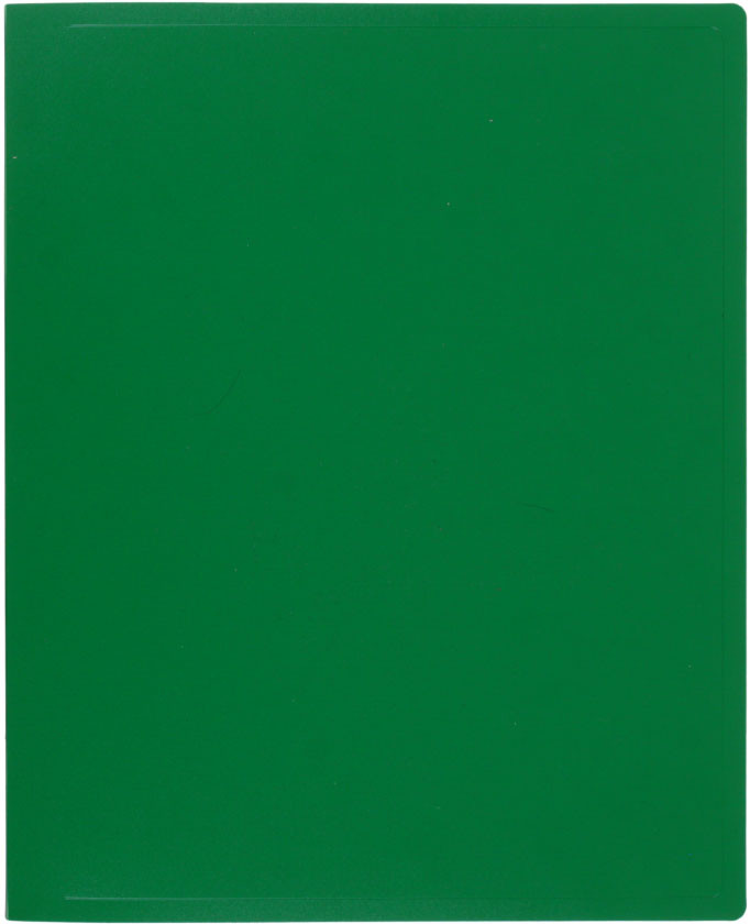 Папка пластиковая на 2-х кольцах Buro толщина пластика 0,4 мм, зеленая - фото 3 - id-p226514703