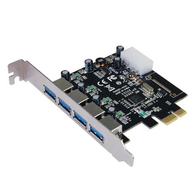 Контроллер STLab U-1270 (RTL) PCI-Ex1 USB3.0 4 port-ext - фото 1 - id-p226515307