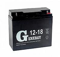 Аккумуляторная батарея G-Energy 12-18, 12В, 18Ач