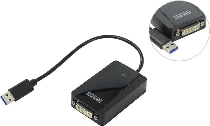 Видеокарта STLab U-1500 (RTL) USB 3.0 to DVI Adapter - фото 1 - id-p226515270