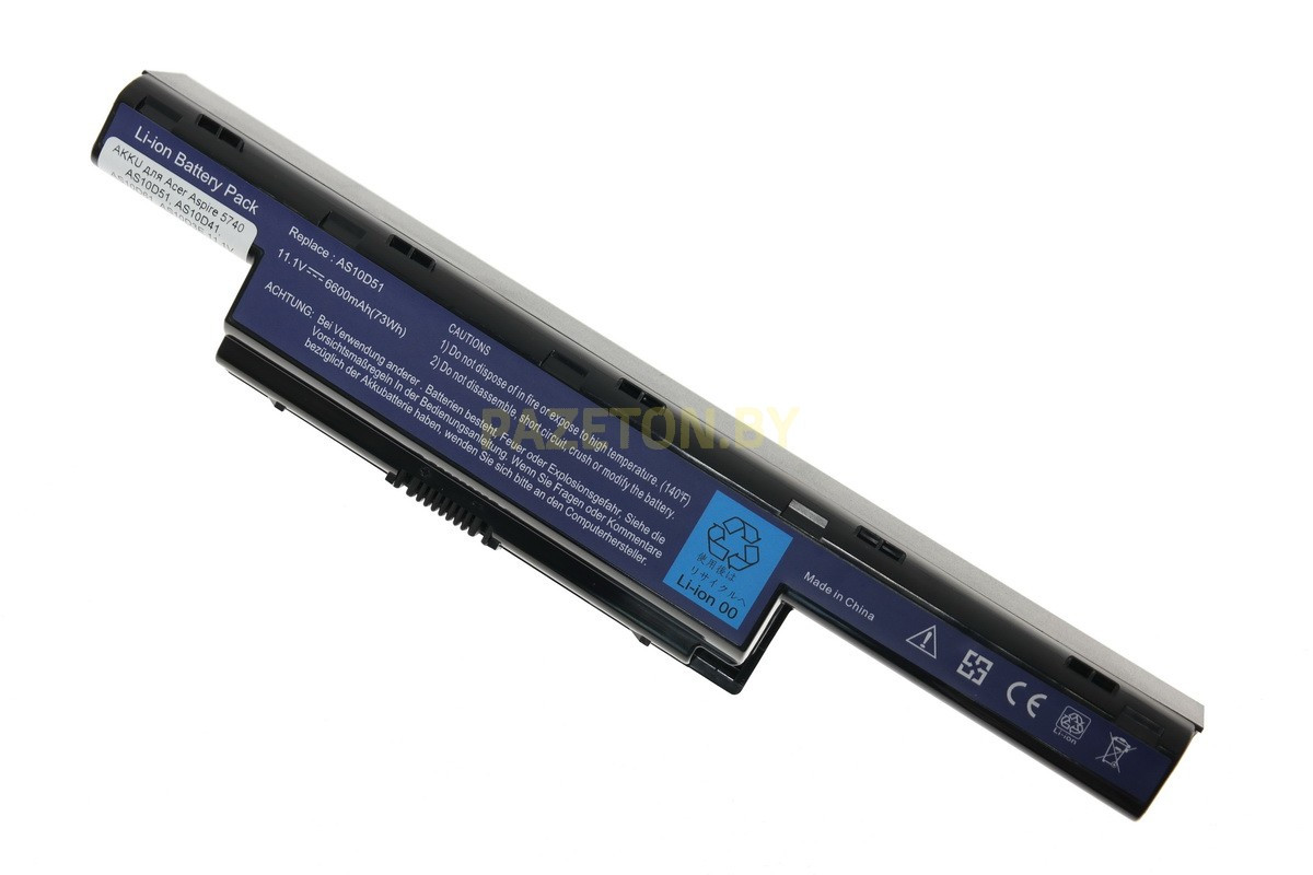 Аккумулятор для ноутбука Acer Aspire E1-421 E1-431 E1-471 li-ion 11,1v 6600mah черный