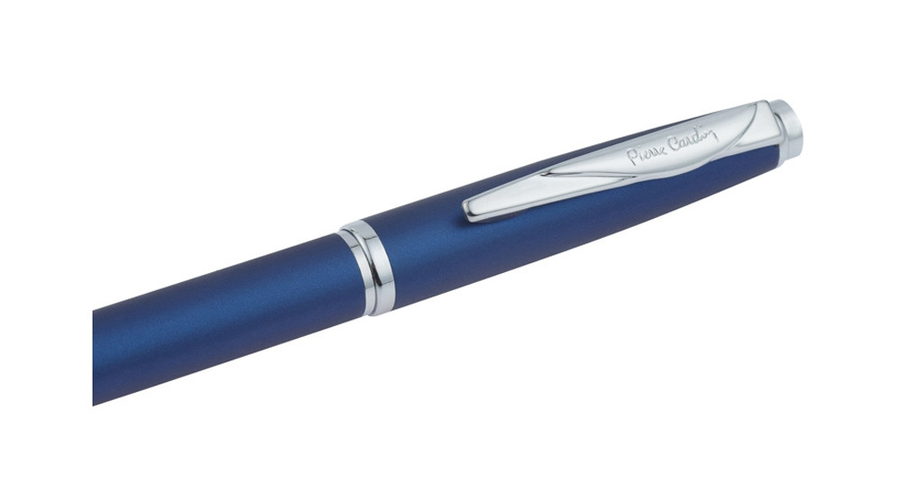 Ручка шариковая Pierre Cardin GAMME Classic с поворотным механизмом, синий матовый/серебро - фото 4 - id-p226516506