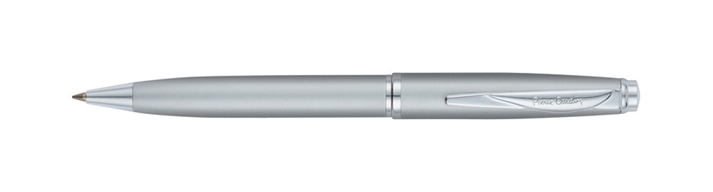 Ручка шариковая Pierre Cardin GAMME Classic с поворотным механизмом, серебряный матовый/серебро - фото 2 - id-p226516507