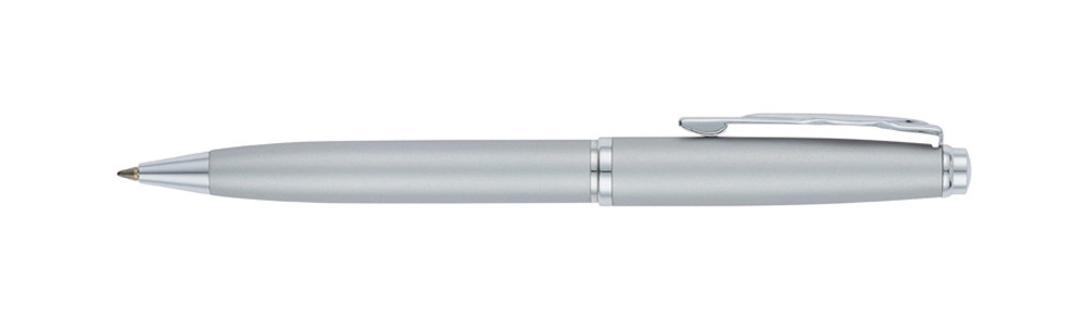 Ручка шариковая Pierre Cardin GAMME Classic с поворотным механизмом, серебряный матовый/серебро - фото 3 - id-p226516507