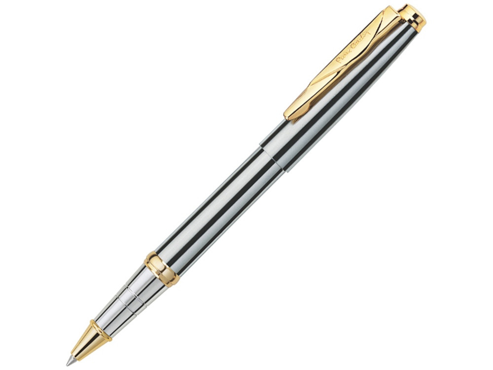 Ручка-роллер Pierre Cardin GAMME Classic со съемным колпачком, серебряный/золото - фото 1 - id-p226516508
