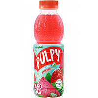 Напиток Pulpy клубника, арбуз, кусочки алоэ с мякотью 0,45л