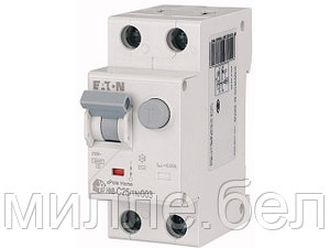 Дифф. авт. выкл. Eaton HNB-C25/1N/003, 1P+N, 25A, тип C, 6кA, 30мA, тип АC, 2M