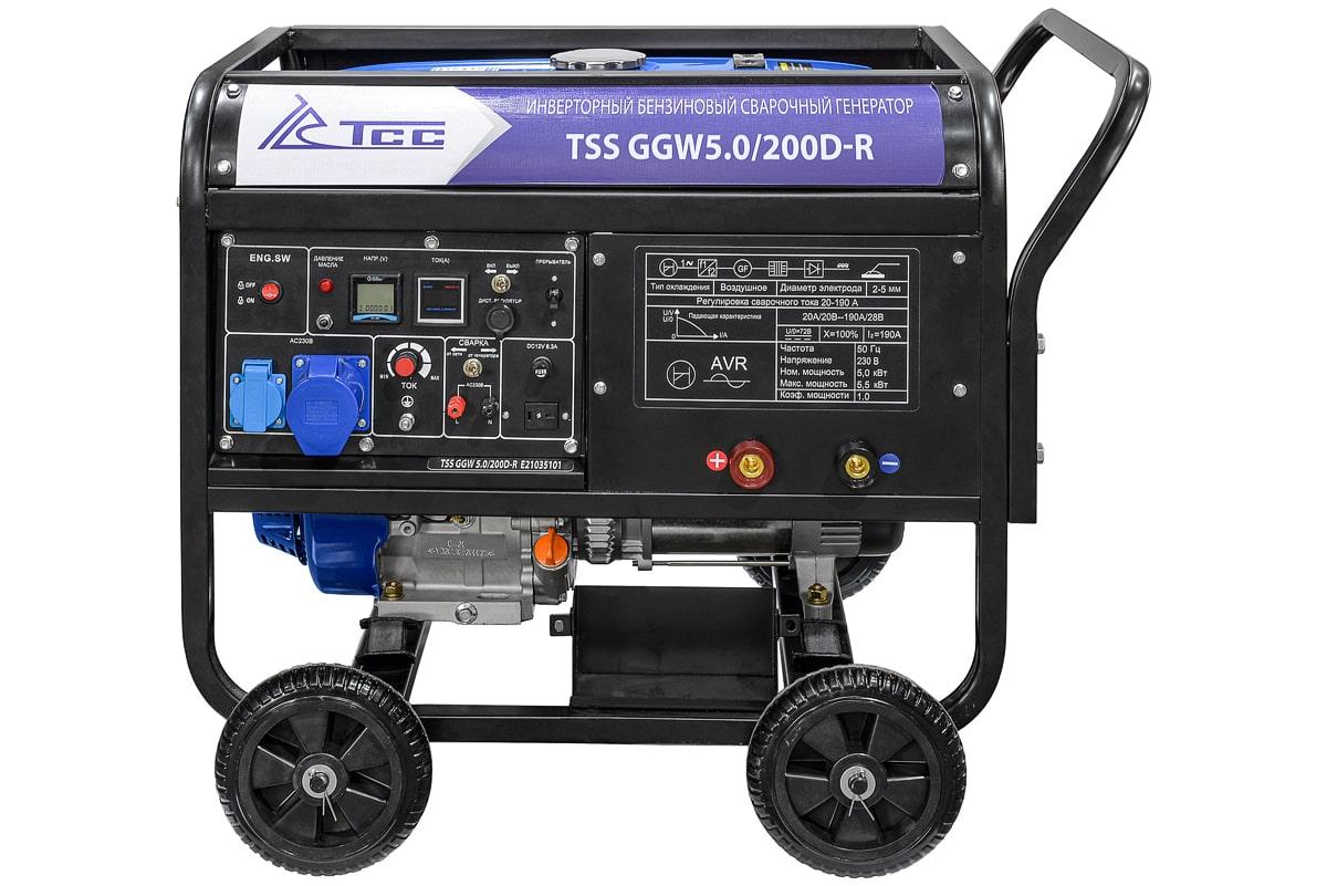 Сварочный генератор инверторный бензиновый TSS (ТСС) GGW 5.0/200D-R (31169) - фото 1 - id-p226518088