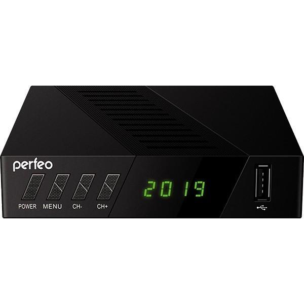 Perfeo DVB-T2/C приставка "STREAM-2" для цифр.TV, Wi-Fi, IPTV, HDMI, 2 USB, DolbyDigital, пульт ДУ [PF_A4488 ] - фото 1 - id-p226518224