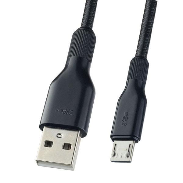 PERFEO Кабель USB2.0 A вилка - Micro USB вилка, силикон, черный, длина 1 м. (U4807) - фото 1 - id-p226518232
