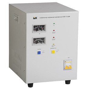 Стабилизатор напряжения IEK СНИ1 10кВА однофазный серый (IVS10-1-10000) - фото 1 - id-p226518504