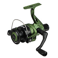 Катушка безынерционная AZOR FISHING SCTR40, 1 подшипник, задний фрикцион, 2 шпули: пластик