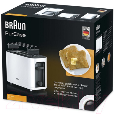 Тостер Braun HT3010WH - фото 4 - id-p226483769