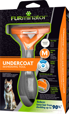 Фурминатор для животных FURminator Dog Undercoat M Short Hair 12 YA - фото 4 - id-p226538377