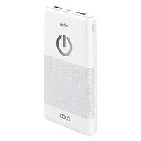 Perfeo Powerbank 10000 mah + Micro usb /In Micro usb /Out USB 1 А, 2.1A/ White (PF_B4297)