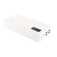 Perfeo Powerbank MOUNTAINS 30000 mAh/LED дисплей/PD + QC 3.0/Type-C/4 USB/Выход: 3A, max 22.5W/White