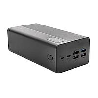 Perfeo Powerbank MOUNTAINS 50000 mAh/LED дисплей/PD + QC 3.0/Type-C/4 USB/Выход: 3A, max 22.5W/Black