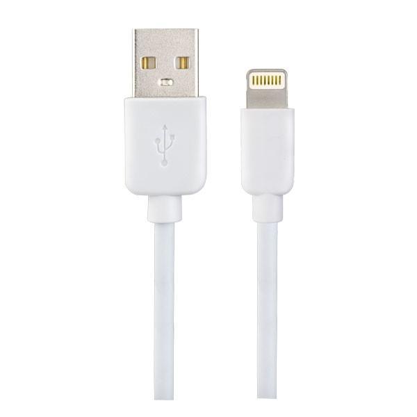 PERFEO Кабель для iPhone, USB - 8 PIN (Lightning), белый, длина 1 м., бокс (I4604) - фото 1 - id-p226538142