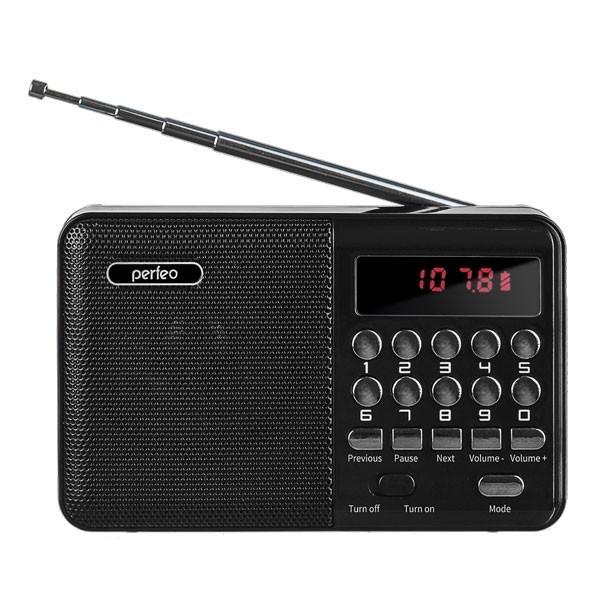 Perfeo радиоприемник цифровой PALM FM+ 87.5-108МГц/ MP3/ питание USB или 18650/ черный (i90-BL) [PF_A4870] - фото 1 - id-p226538192