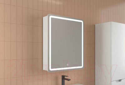 Шкаф с зеркалом для ванной Style Line Лайт Бокс 03" 50x70 - фото 3 - id-p226487635