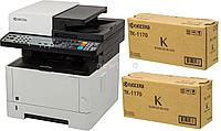 МФУ Kyocera Mita ECOSYS M2040dn + 2 дополнительных картриджа TK-1170)