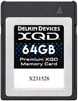 Карта памяти Delkin Devices Premium XQD 64GB 2933X 440R/400W (DDXQD-64GB)