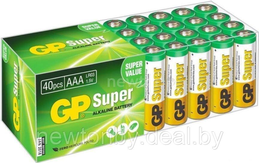 Батарейка GP Super Alkaline AAA 40 шт. - фото 1 - id-p226546797