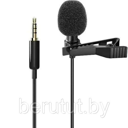 Микрофон петличный mini Jack 3.5 AUX JH-043 1.5 м - фото 3 - id-p226546791