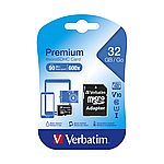 Карта памяти MicroSDHC 32Gb Class 10 UHS-I(U1) (с адаптером) Verbatim