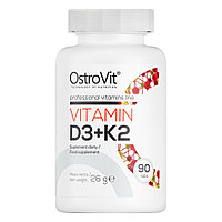 Витамины, минералы и жирные кислоты OstroVit Vitamin D3 + K2 90 таб