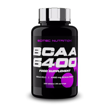 Аминокислоты и BCAA Scitec Nutrition BCAA 6400 125 таблеток, фото 2