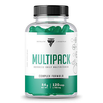 Витамины, минералы и жирные кислоты TREC NUTRITION Multi pack 120 капсул, фото 2