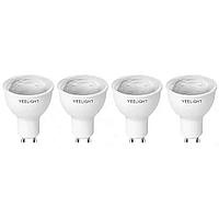 Умная лампа Yeelight Essential W1 GU10 4.5Вт 350lm Wi-Fi (упак.:4шт) (YGYC0120005WTEU)