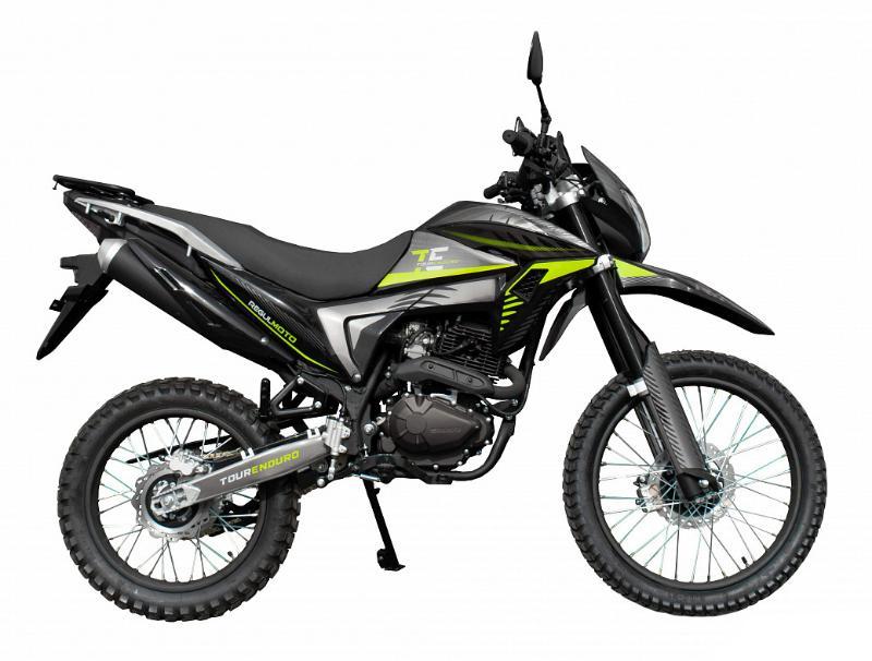 Мотоцикл Regulmoto TE (Tour Enduro) PR черно-зеленый - фото 1 - id-p226559419