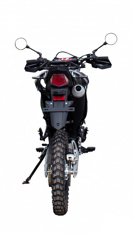Мотоцикл Regulmoto TE (Tour Enduro) PR черно-зеленый - фото 3 - id-p226559419