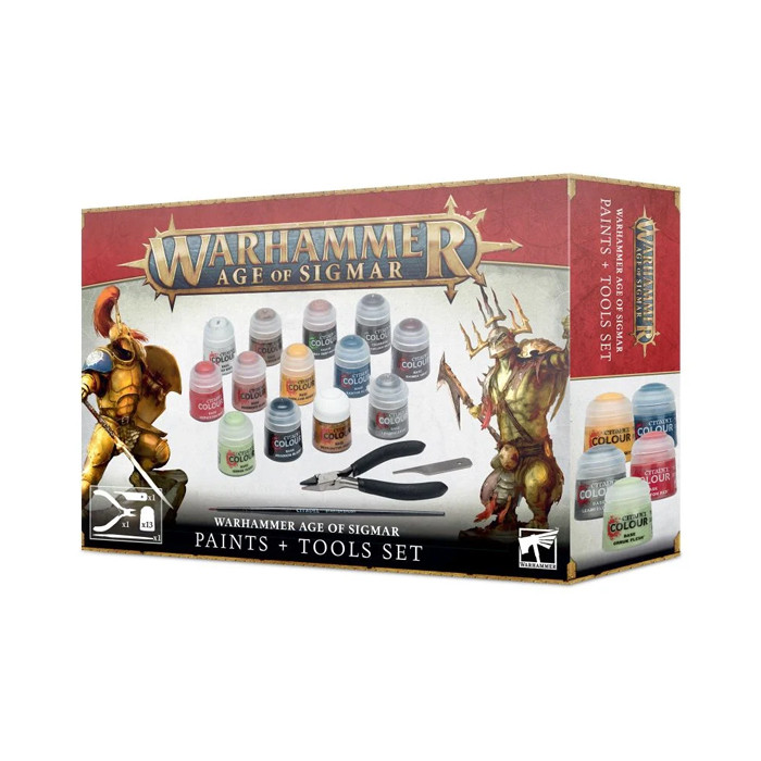 Warhammer: Age of Sigmar: Набор красок и инструментов / Paints and Tools Set (арт. 80-17) - фото 4 - id-p226559615