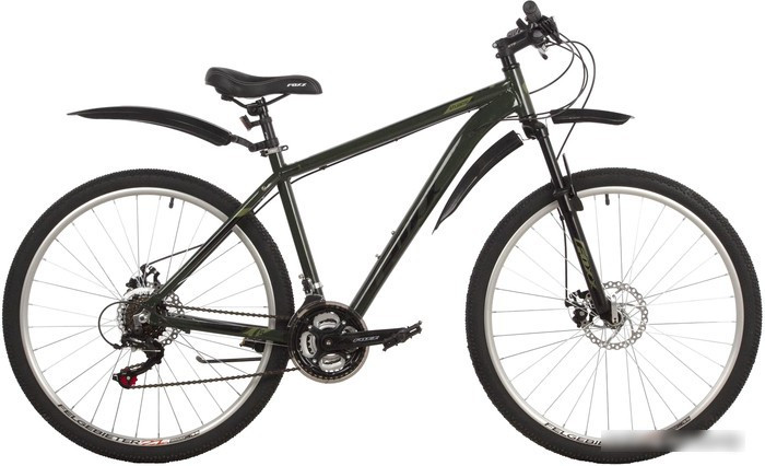 Велосипед Foxx Atlantic D 27.5 р.16 2022 (зелёный) - фото 1 - id-p226560237