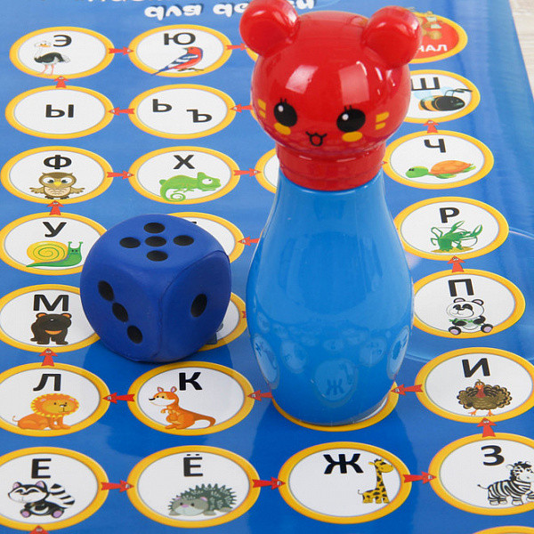 Настольная игра Мишкины уроки Вместе учим буквы - фото 2 - id-p155812666
