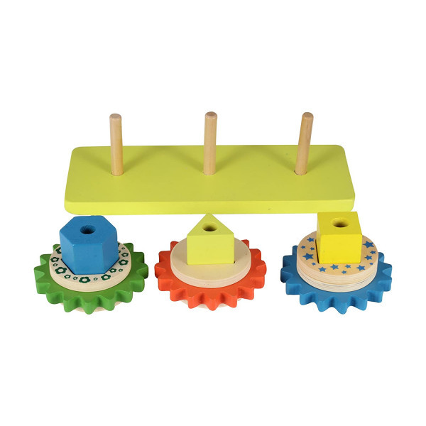 Развивающая пирамидка Wooden Toys логическая Основная механика - фото 4 - id-p155812671