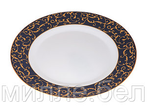 Тарелка обеденная стеклокерамическая, 275 мм, круглая, ANASSA BLUE (Анасса блю), DIVA LA OPALA (Sovrana