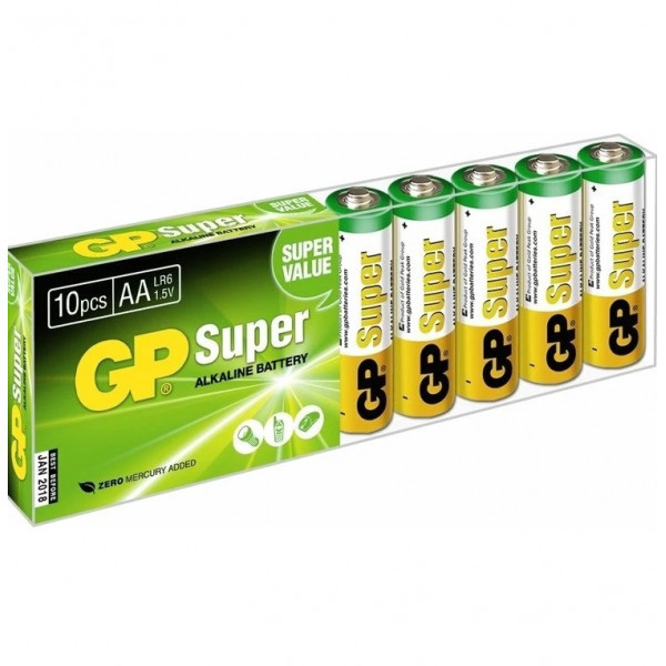Батарейки GP Super Value Alkaline АА 1шт - фото 2 - id-p195646304